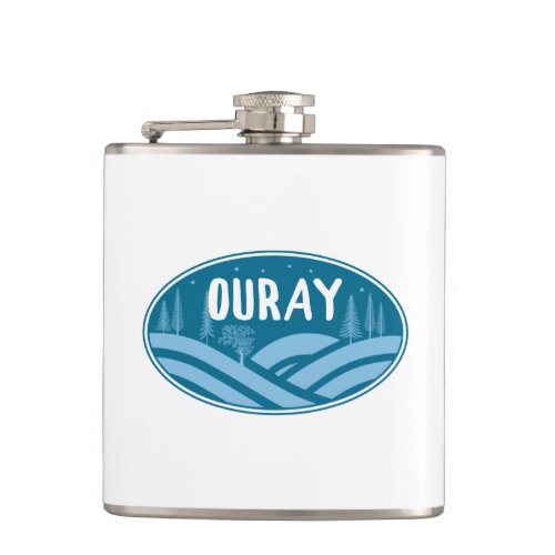 Ouray Colorado Outdoors Flask