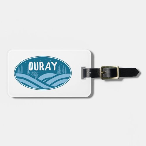 Ouray Colorado Outdoors Luggage Tag
