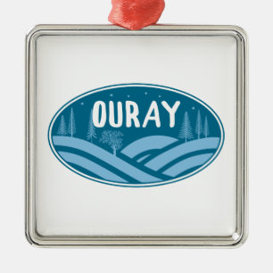 Ouray Colorado Outdoors Metal Ornament