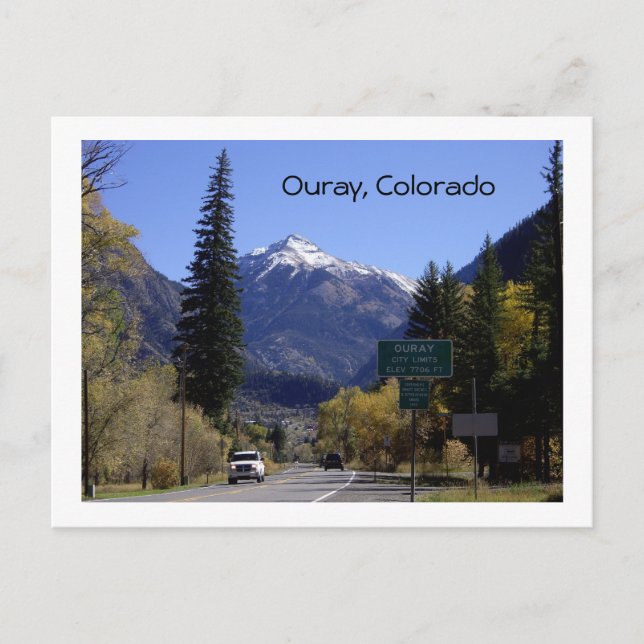 Ouray, Colorado Postcard (Front)