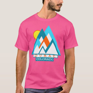 Ouray Colorado Vintage Mountain Love Active T-Shirt
