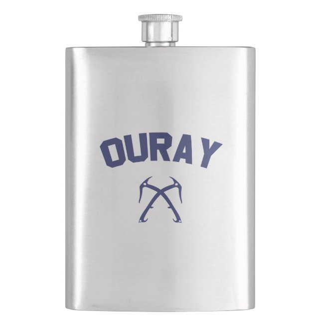 Ouray Ice Climbing Flask (Front)