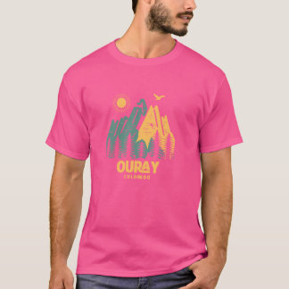 Ouray Mountains Colorado Hiking Outdoors Vintage T-Shirt
