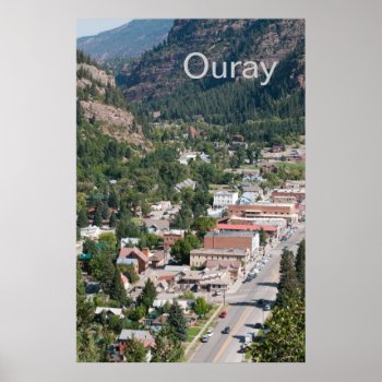 Ouray Poster by bluerabbit at Zazzle