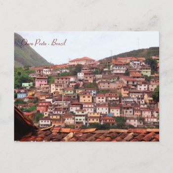Ouro Preto  Minas Gerais  Brazil Postcard by IBadishi_Digital_Art at Zazzle