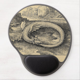 Ouroboros Dragon Biting it's Own Tail Gel Mouse Pad