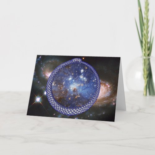 Ouroboros Galaxy  Greeting Card