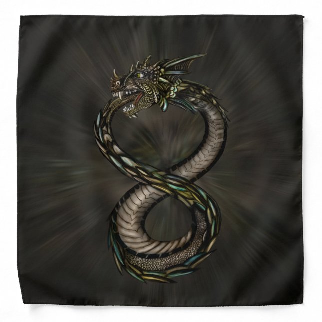 Ouroboros - Infinity Dragon Bandana (Front)