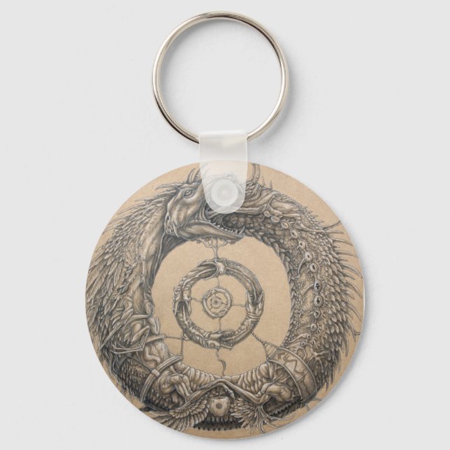 Ouroboros key chain (Front)