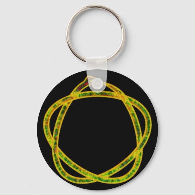Ouroboros Pentagramm Keychain (Front)