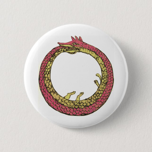 Ouroboros Pinback Button (Front)