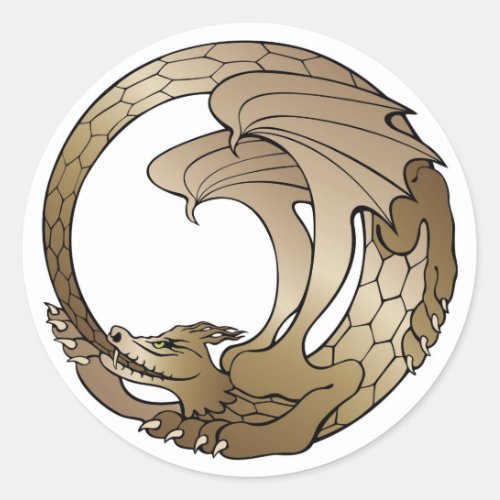 Ouroboros Serpent Sticker