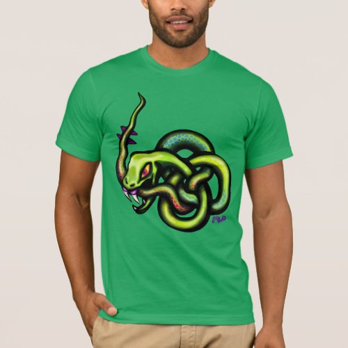 Ouroboros Snake Celtic Knot Tattoo T_Shirt