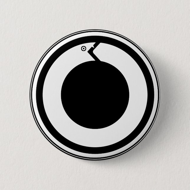 Ouroboros Snircle Button (Front)