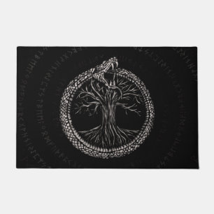 Ouroboros with Tree of Life Doormat