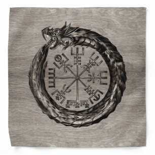 Ouroboros with Vegvisir Bandana
