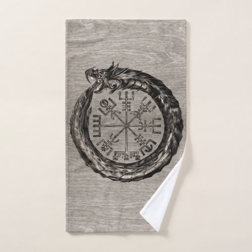 Ouroboros with Vegvisir Bath Towel Set