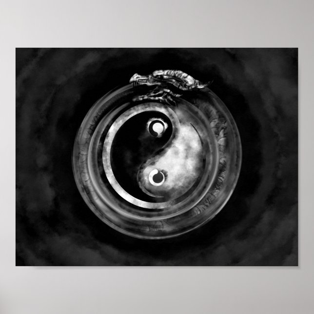 Ouroboros Yin - Yang Poster (Front)