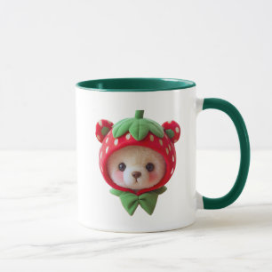 Ours in stuffed too cute with strawberry hood. mug