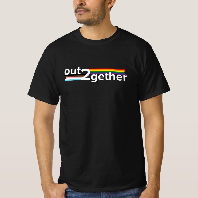 Out2gether T-shirt dark colors (Front)