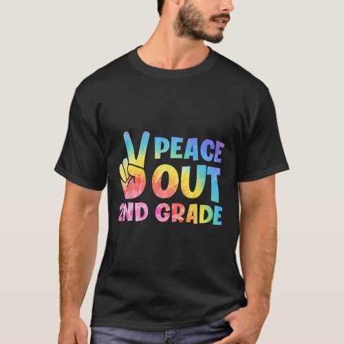 Out 2nd Grade 2024 Graduate Happy Last Day Of Scho T_Shirt