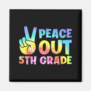 Out 5th Grade 2024 Graduate Happy Last Day Of Scho Magnet