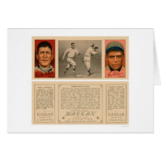 Out At First Giants Pirates Baseball 1912 Cards