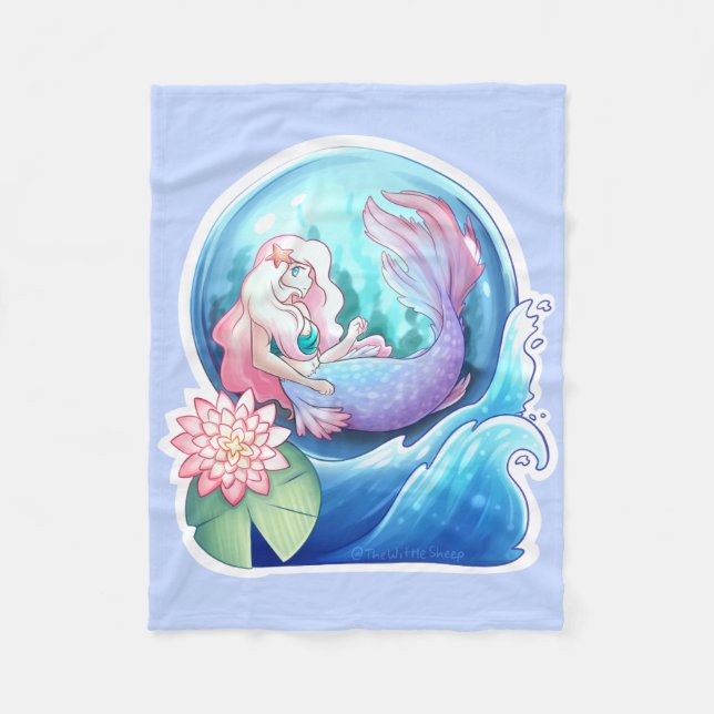 Out at Sea Fleece Blanket (Front)