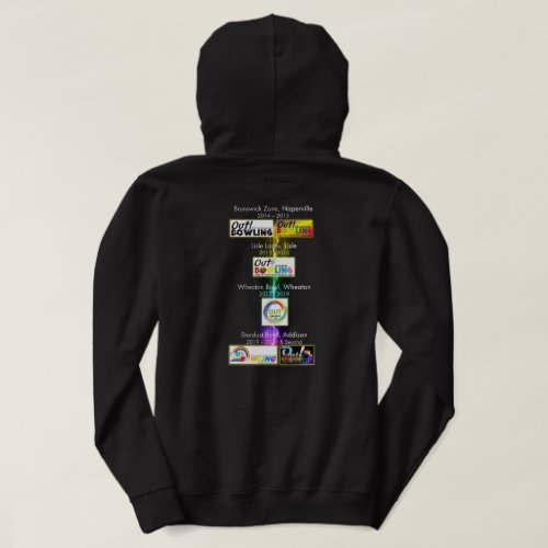 Out Bowling League 10 Year Anniversary Eras Hoodie