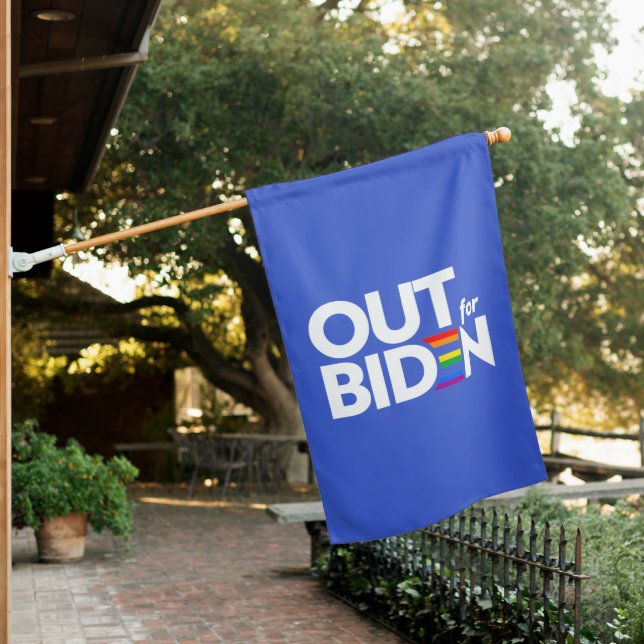 OUT FOR BIDEN HOUSE FLAG (In SItu)