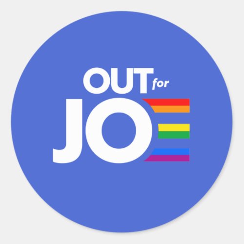 OUT FOR JOE CLASSIC ROUND STICKER