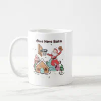 Christmas Eggnog in Here Personalize Funny Holiday Espresso Cup, Zazzle