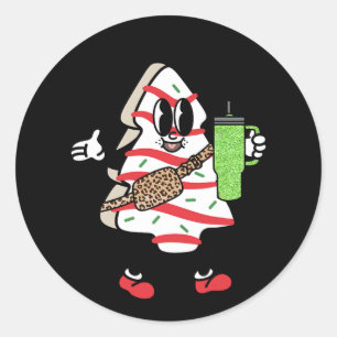 out here lookin like a snack for men women classic round sticker