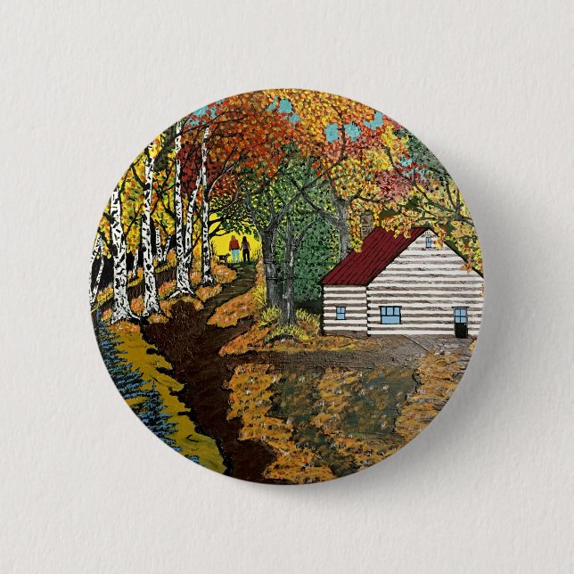 Out In The Country Button (Front)