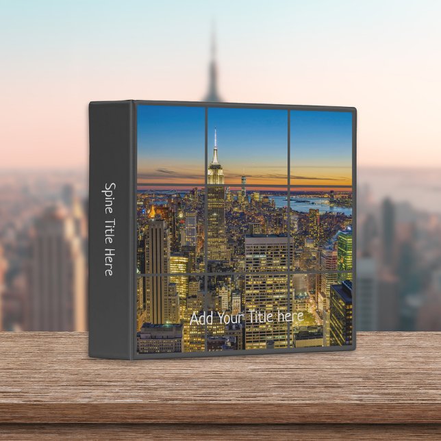 Out My City Window Scrapbook Album 3 Ring Binder (Creator Uploaded)