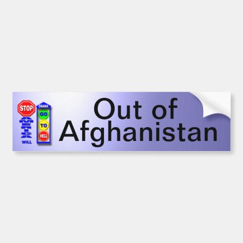 Out of Afghanistan Bumper Sticker