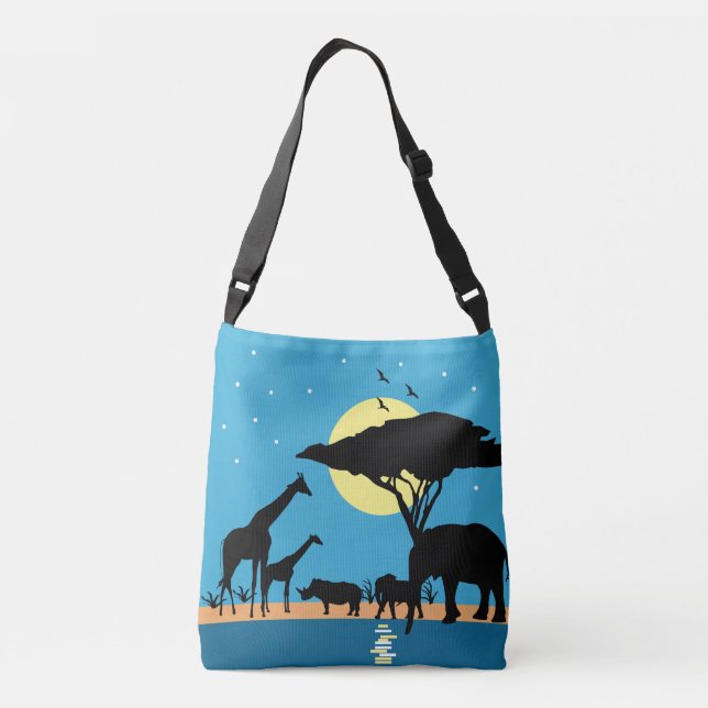 Out of Africa Cross Body Bag (Back)