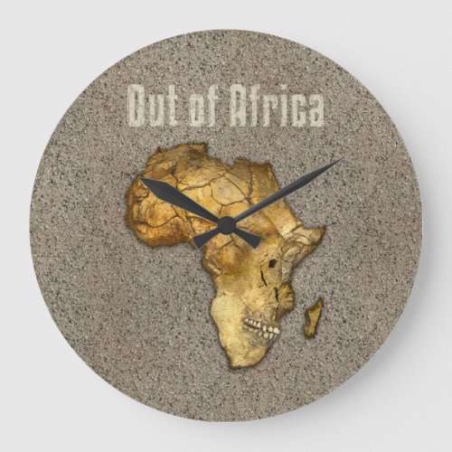 Out of Africa Large Clock