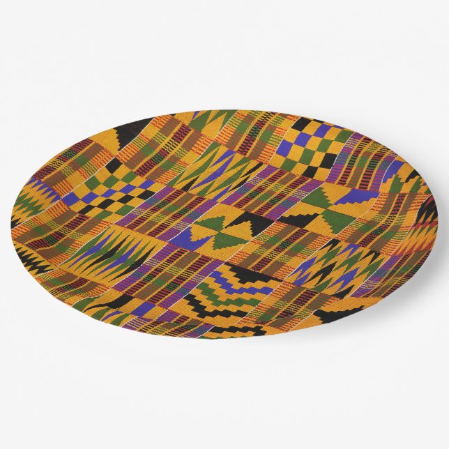 Out of Africa Paper Plates (Angled)