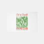 Out of Breath Funny Sloth Hiking Club Rug