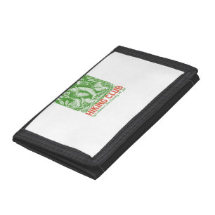 Out of Breath Funny Sloth Hiking Club Tri-fold Wallet