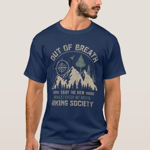 Out Of Breath Hiking Society  T_Shirt