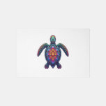 Out Of Breath Hiking Society Turtle T-Shirt Rug
