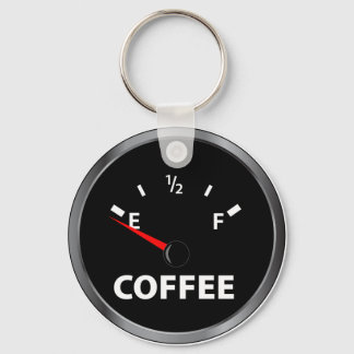 Out of Coffee Fuel Gauge Keychain