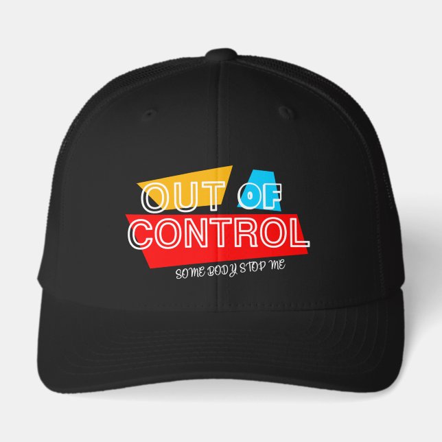 Out of Control – Bold Typography Statement Design (Front)