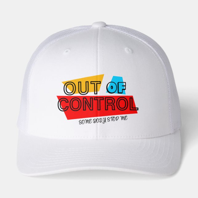 Out of Control – Bold Typography Statement Design (Front)