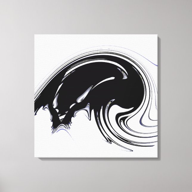 Out of Control Fractal Canvas Wrapped Print (Front)