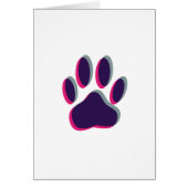 Out of Focus Dog Paw Print (Front)