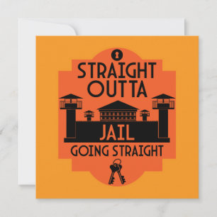 Out Of Jail Prison Release Gift  Card