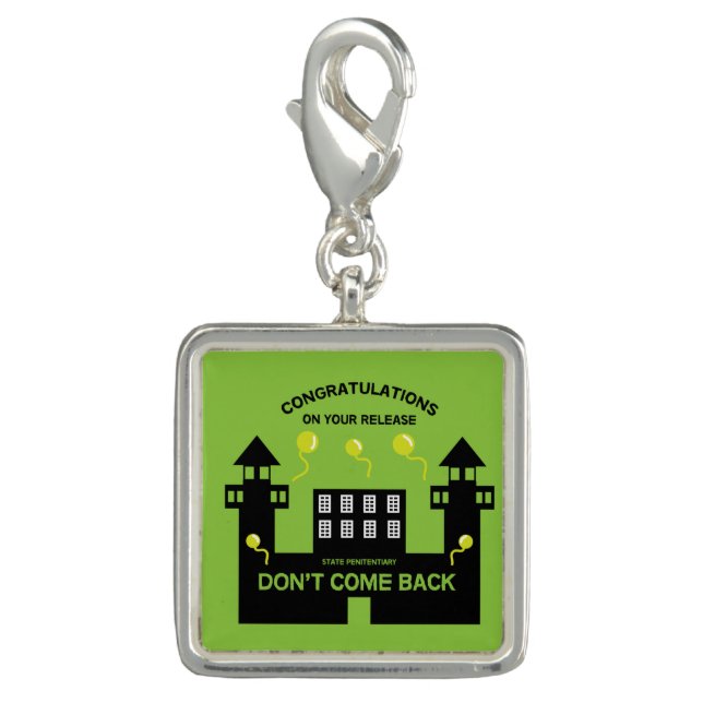Out Of Jail Prison Release Gift Charm (Front)